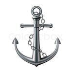 4566625-anchor-on-white-background